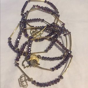 Charm bracelet set of 7